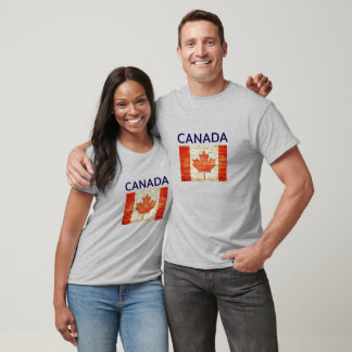 Canada Flag Brick T-Shirt