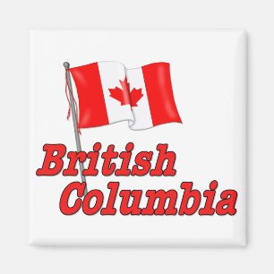 Canada Flag - British Columbia Magnet