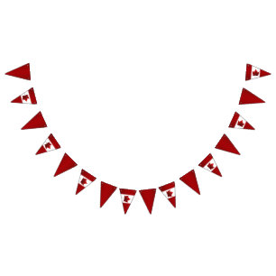 Canada Flag Bunting Banners Canada Day Decorations