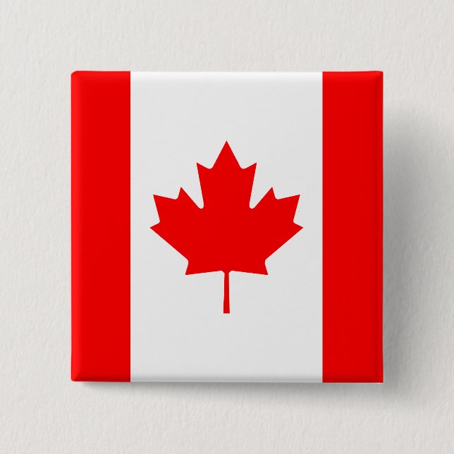 Canada Flag Button (Front)