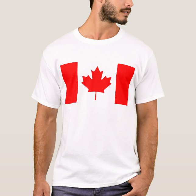 Canada Flag CA T-Shirt (Front)