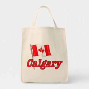Canada Flag - Calgary Tote Bag