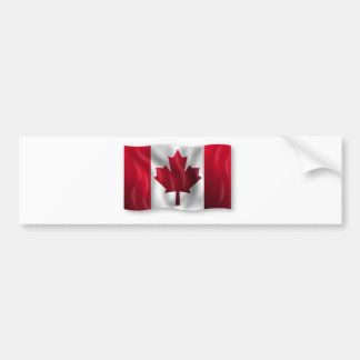 Canada Flag Canadian Country Emblem Leaf Maple Bumper Sticker