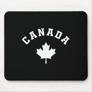 Canada Flag Canadian Vacation Fishing Hiking Skiin Mouse Mat