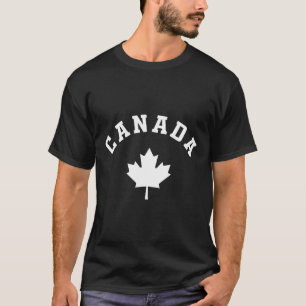 Canada Flag Canadian Vacation Fishing Hiking Skiin T-Shirt