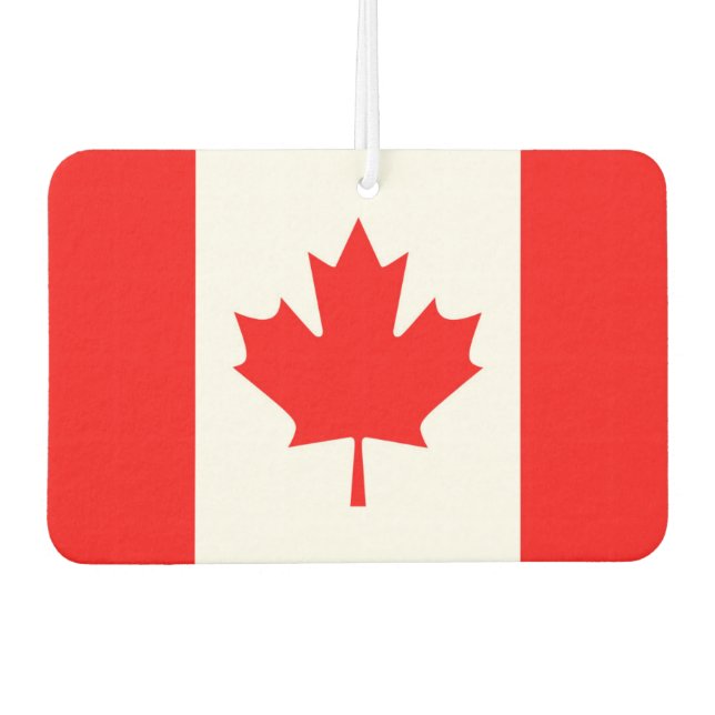 Canada Flag Car Air Freshener (Front)
