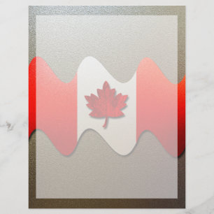 Canada Flag-Chrome by Shirley Taylor