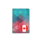 Canada flag circle on modern bokeh