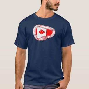 Canada Flag Climbing Carabiner Shirt