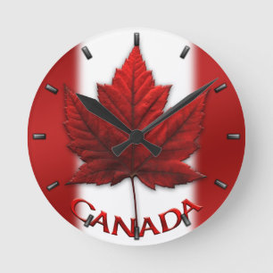 Canada Flag Clock Canada Souvenir Wall Clocks Gift
