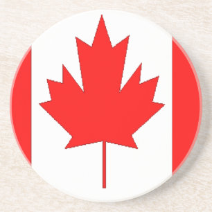 Canada flag coaster