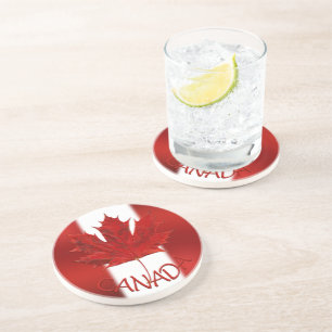 Canada Flag Coasters Canada Souvenir Coasters