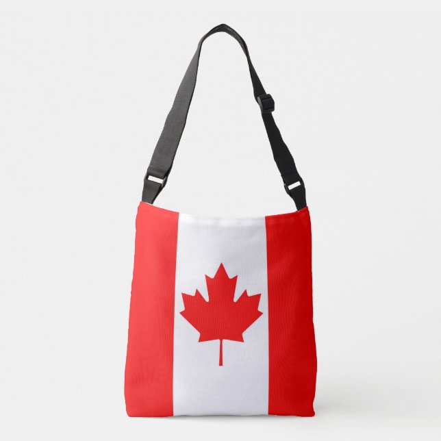Canada Flag Crossbody Bag (Front)