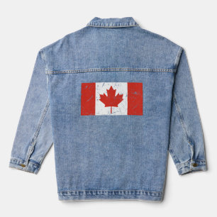 Canada Flag Denim Jacket