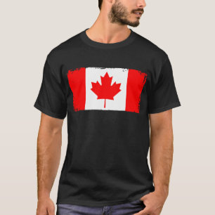 Canada flag distressed  T-Shirt