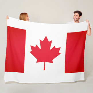 CANADA FLAG FLEECE BLANKET