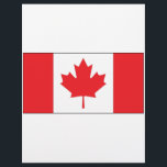 Canada Flag Flyer<br><div class="desc">Simple design with the red Canada maple leaf flag and the words Polish Canadian. Show your Poland and Canada patriotism.</div>