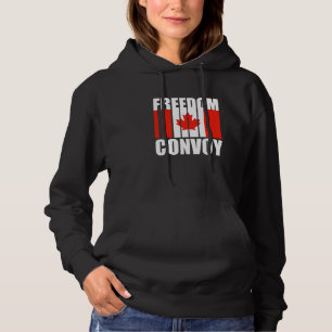 Canada Flag Freedom Convoy 2022 Canadian Trucker M Hoodie