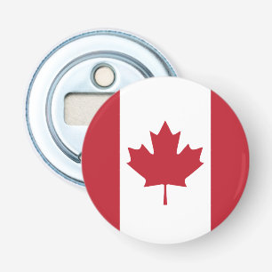 Canada Flag Fridge Magnet Bottle Opener