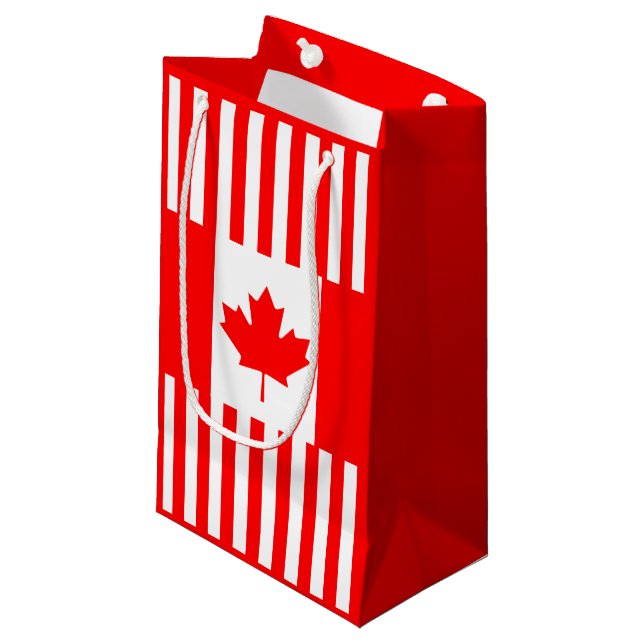 Canada flag Gift Bag (Front Angled)