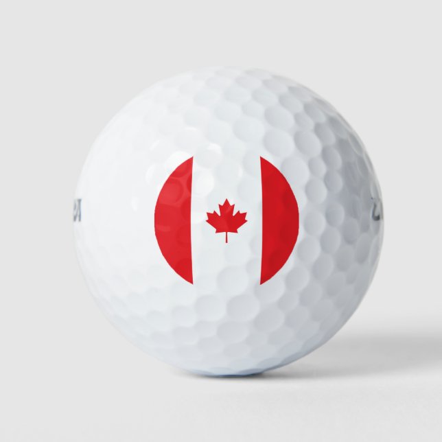 Canada flag golf balls (Front)
