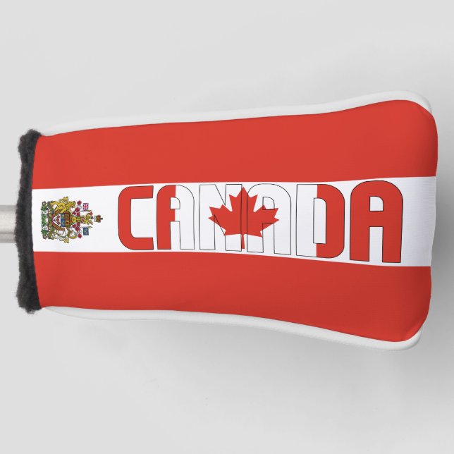 Canada Flag Gorgeous Patriotic Golf Head Cover (Front)