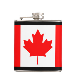 Canada Flag Hip Flask