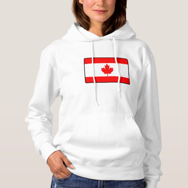 Canada Flag Hoodie (Front)