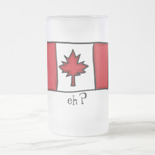 Canada flag humour beer mug