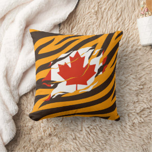 CANADA Flag Inside Me, Canadian inside Claw Mark Cushion