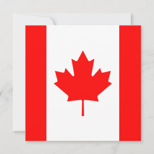 Canada Flag Invitation