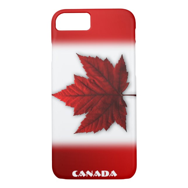 Canada Flag iPhone 7 Case Canada Smartphone Case (Back)