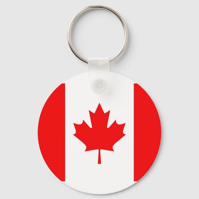 Canada Flag Key Ring (Front)