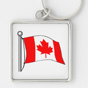 Canada Flag Key Ring