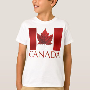 Canada Flag Kid's Shirt Canada Kid's Souvenir Tops