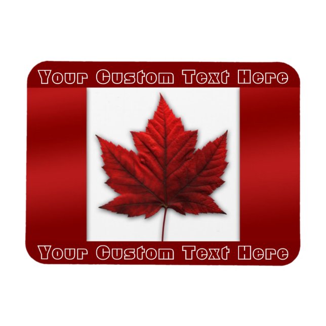 Canada Flag Magnet Canada Personalised Magnet (Horizontal)