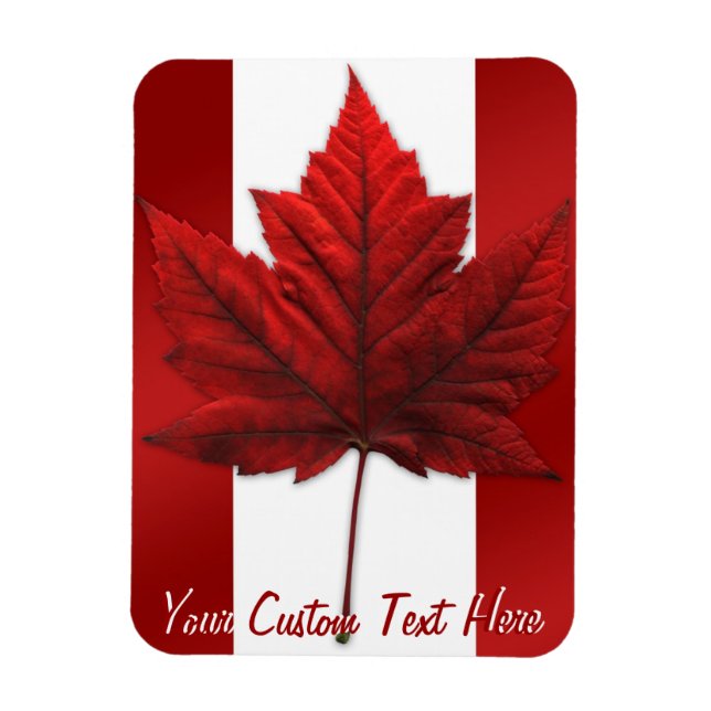 Canada Flag Magnet Canada Personalised Magnet (Vertical)
