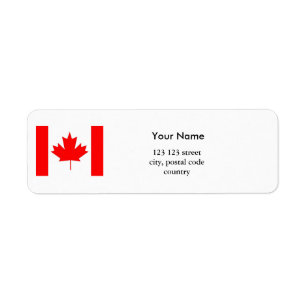 Canada flag,make your own flag labels