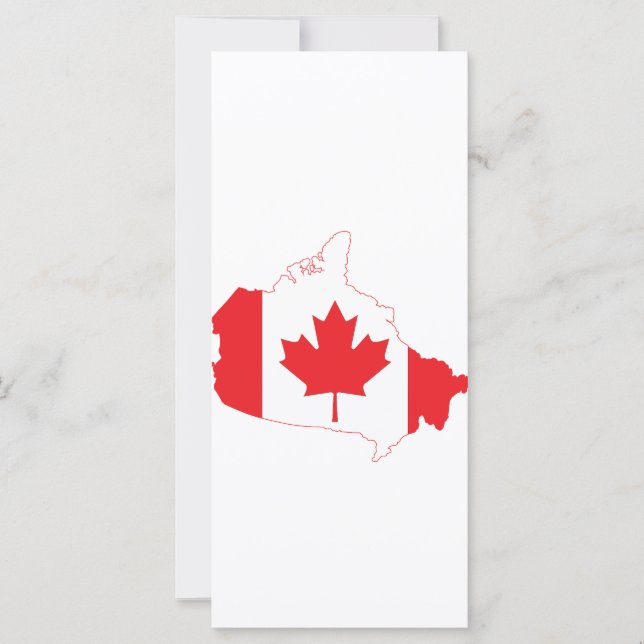 Canada Flag Map (Front)