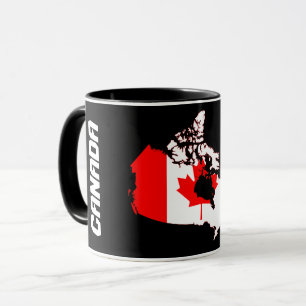 Canada Flag Map Mug