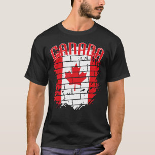 Canada Flag maple leaf Canada Day History Art T-Shirt