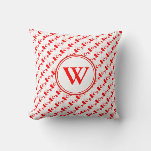 CANADA Flag Monogram Cushion