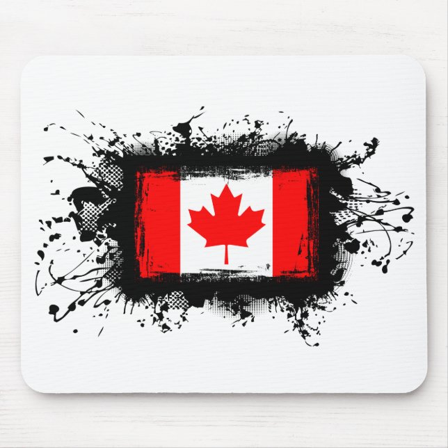 Canada Flag Mouse Mat (Front)