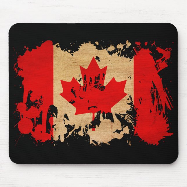 Canada Flag Mouse Mat (Front)