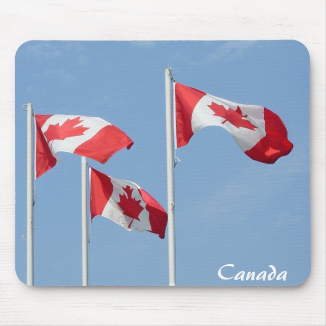 Canada Flag Mousepad Canada Souvenir Mousepad (Front)