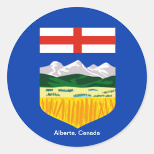 Canada: Flag of Alberta, Canada sticker
