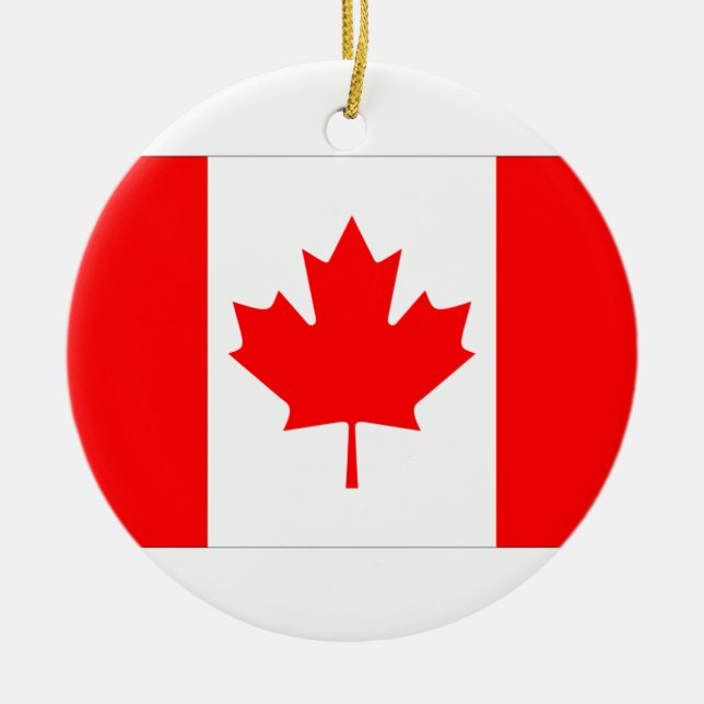 Canada Flag Ornament (Front)