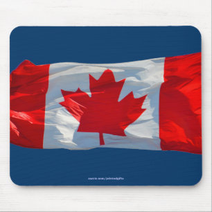 CANADA FLAG Patriotic Canadian Mousepad