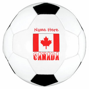 Canada Flag Personalised Football