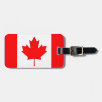 Canada flag Personalised Travel tag, Luggage Tag